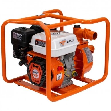Siurblys vandens Ruris MP50 50mm 25m3 su žarna 20 m 2
