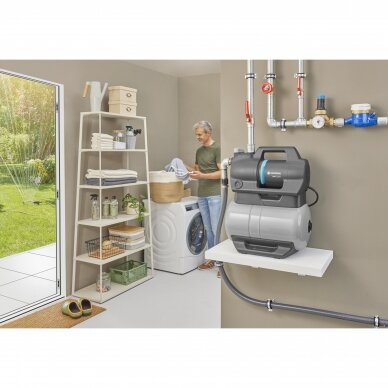 Siurblys vandens su slėgio rezervuaru Gardena 3900 Silent 5