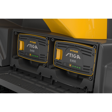 Traktorius STIGA Swift 372e akumuliatorinis (su 2*5Ah ir 2*7.5Ah) 8