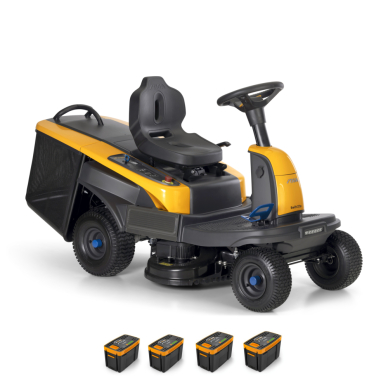 Traktorius STIGA Swift 372e akumuliatorinis (su 2*5Ah ir 2*7.5Ah)