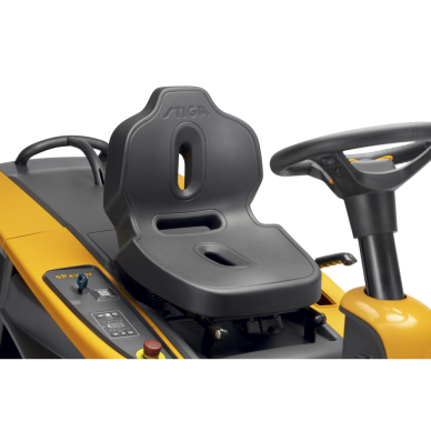 Traktorius STIGA Swift 372e akumuliatorinis (su 2*5Ah ir 2*7.5Ah) 5