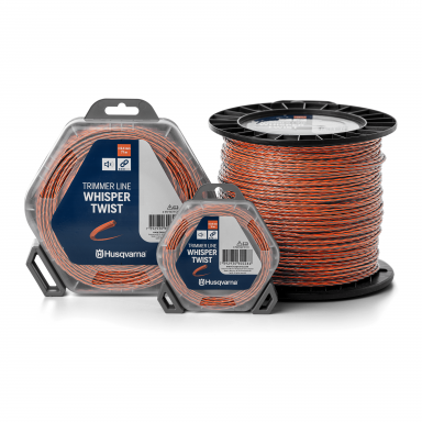 Valas trimeriui 2.7 mm/10m HUSQVARNA Whisper Twist Valas trimeriui 2.7 mm/10m HUSQVARNA Whisper Twist