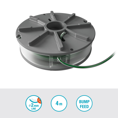 Valas trimeriui 2.0 mm/4m GARDENA su rite 1