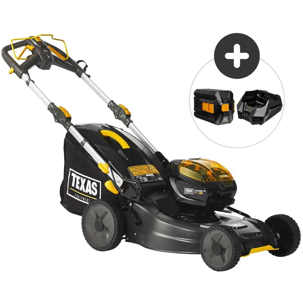 Vejapjovė akumuliatorinė TEXAS LMZ5800TR 58V su baterija