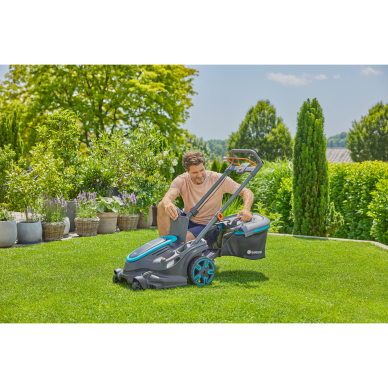 Vejapjovė akumuliatorinė GARDENA PowerMax Duo 46/36V P4A su baterija 13