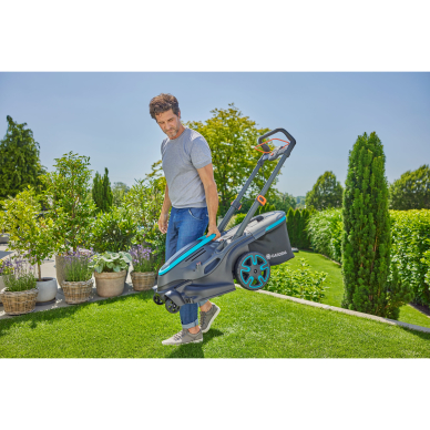 Vejapjovė akumuliatorinė GARDENA PowerMax Duo 46/36V P4A su baterija 5