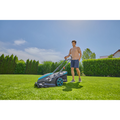 Vejapjovė akumuliatorinė GARDENA PowerMax Duo 46/36V P4A su baterija 12
