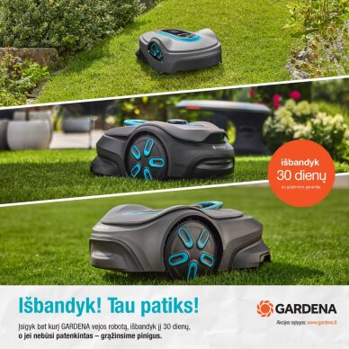Vejapjovė robotas GARDENA Sileno Life 1250 1