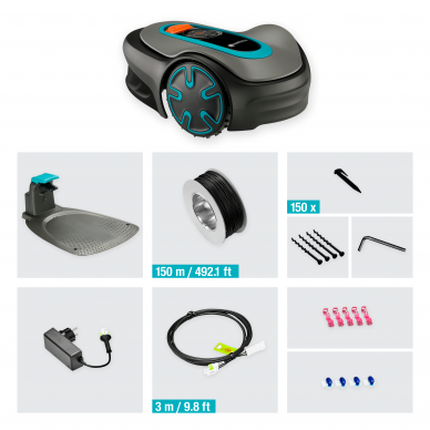 Vejapjovė robotas GARDENA Sileno Minimo 400 4