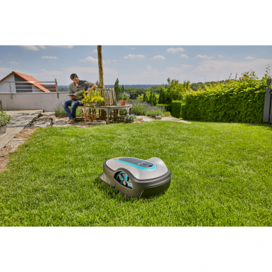 Vejapjovė robotas GARDENA SMART Sileno City 500 + kompiuteris ir sensorius 1