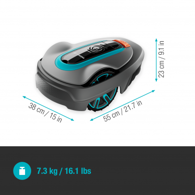 Vejapjovė robotas GARDENA SMART Sileno City 600 3
