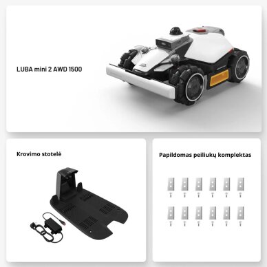 Vejapjovė robotas MAMMOTION Luba Mini 2 AWD 1500 5