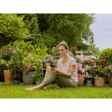 Belaidžiu būdu valdomas Gardena drėkinimo vožtuvas