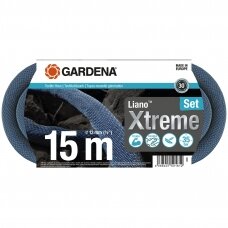 Žarna laistymo Gardena Liano Xtreme 15m tekstilinė rinkinys