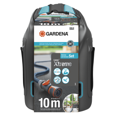 Žarna laistymo Gardena Liano Xtreme 10m tekstilinė rinkinys Žarna laistymo Gardena Liano Xtreme 10m tekstilinė rinkinys