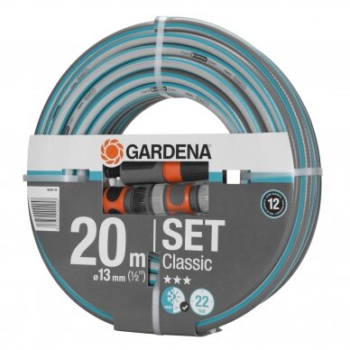 Žarna laistymo Gardena Classic 13mm 20m rinkinys 3