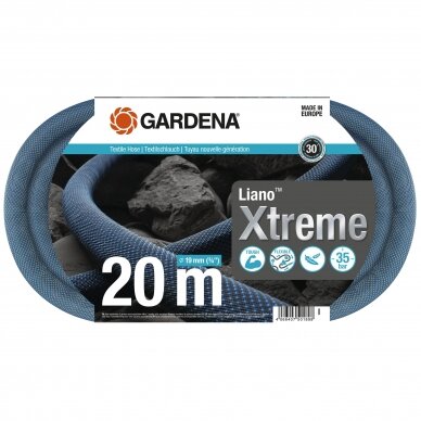 Žarna laistymo Gardena Liano Xtreme 20m tekstilinė Žarna laistymo Gardena Liano Xtreme 20m tekstilinė