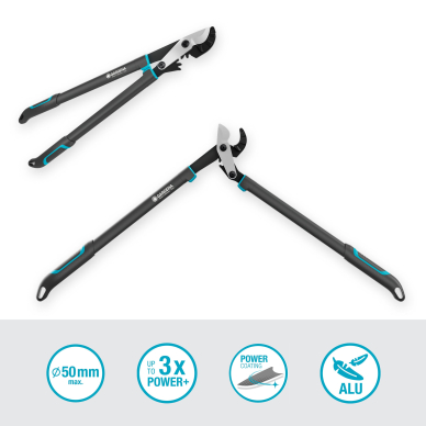 Žirklės genėjimo Gardena EnergyCut Pro L Anvil 2
