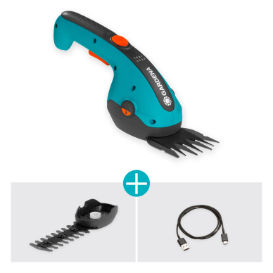 Žirklės žolės ir krūmų akumuliatorinės GARDENA ClassicCut Li 2