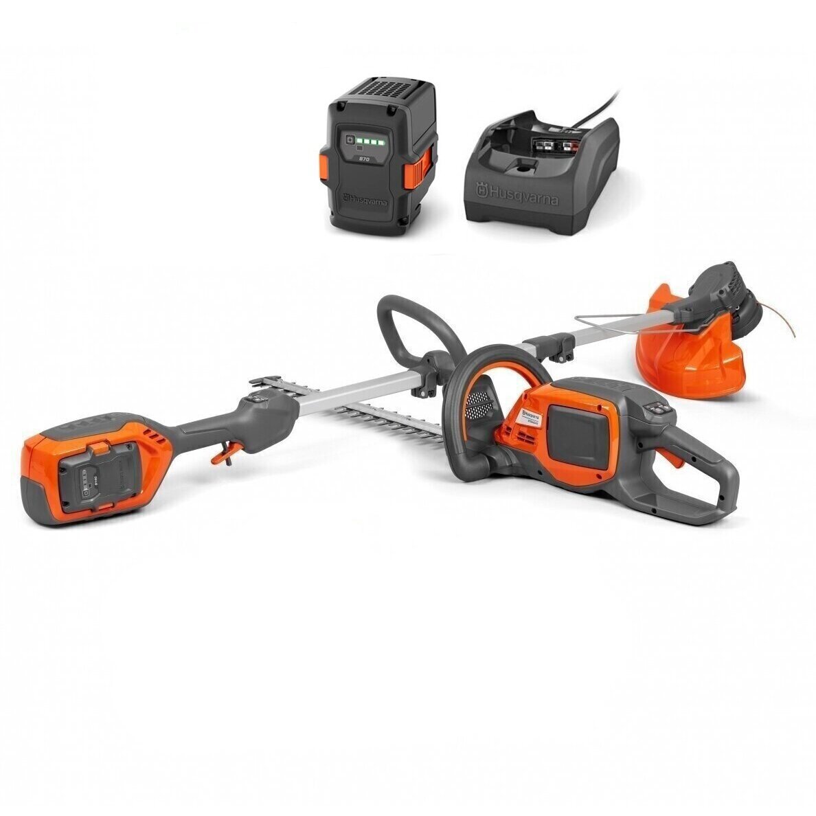 Žoliapjovė HUSQVARNA 215iL+gyvatvorių žirklės 215HD45 Žoliapjovė HUSQVARNA 215iL+gyvatvorių žirklės 215HD45