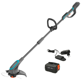 Žoliapjovė akumuliatorinė GARDENA PowerTrim 30/18V P4A su baterija