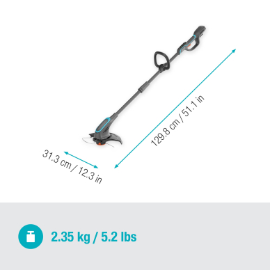 Žoliapjovė akumuliatorinė GARDENA PowerTrim 30/18V P4A 3