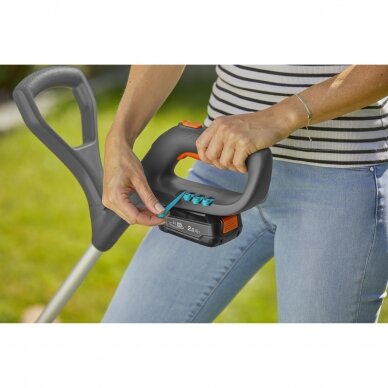 Žoliapjovė akumuliatorinė GARDENA SmallCut 23/18V P4A su baterija 5