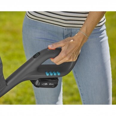 Žoliapjovė akumuliatorinė GARDENA SmallCut 23/18V P4A su baterija 7