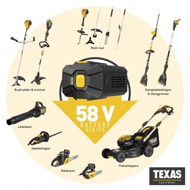 Žoliapjovė akumuliatorinė TEXAS GTZ5800 7