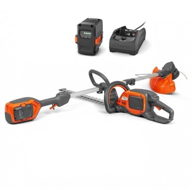 Žoliapjovė HUSQVARNA 215iL+gyvatvorių žirklės 215HD45 Žoliapjovė HUSQVARNA 215iL+gyvatvorių žirklės 215HD45
